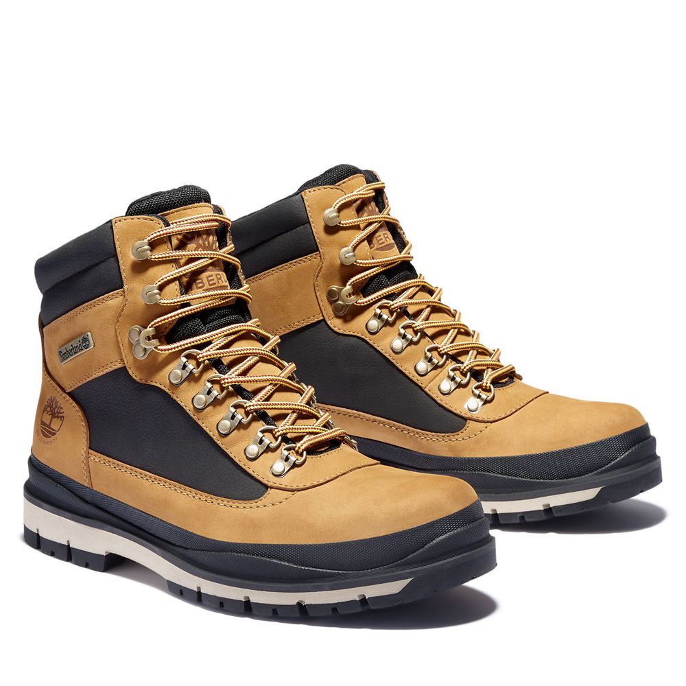 Bocanci De Zapada Timberland Barbati Maro/Negrii - Field Trekker Waterproof - Romania - APCXLF807